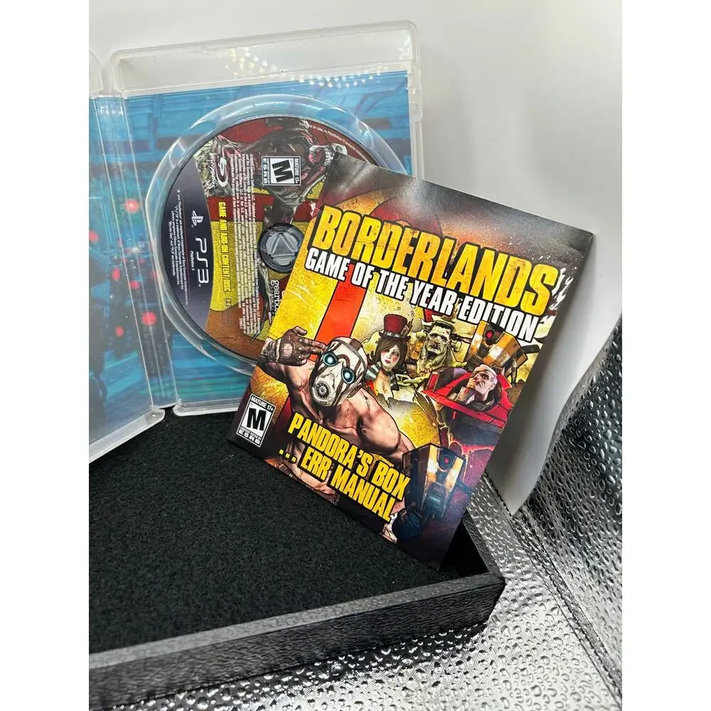 Borderlands Game of the Year Edition (Sony PlayStation 3, 2010) GOTY CIB w/ Map
